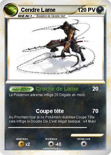 Pokemon Cendre Lame