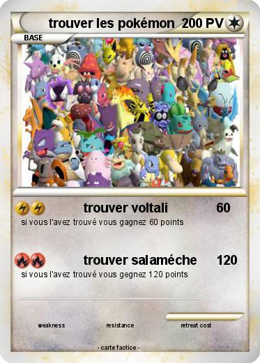 Pokemon trouver les pokémon