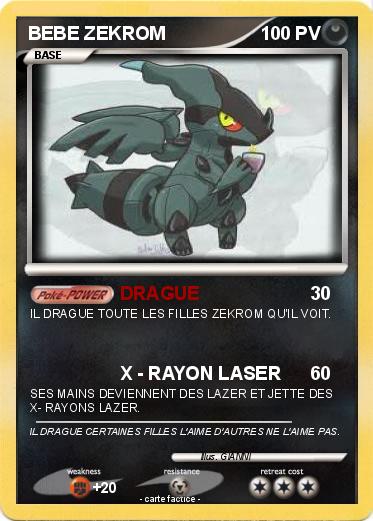Pokemon BEBE ZEKROM