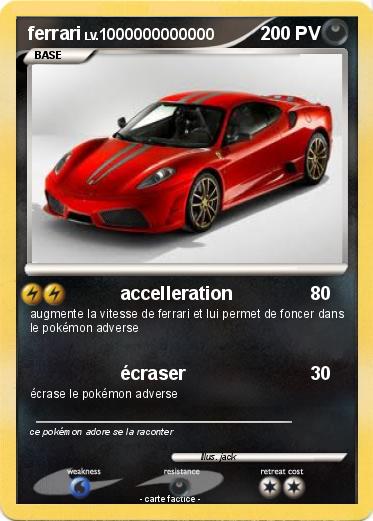 Pokemon ferrari