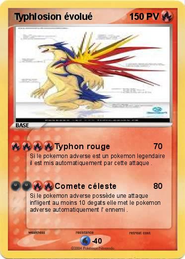 Pokemon Typhlosion évolué