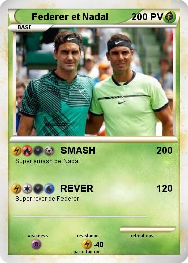 Pokemon Federer et Nadal