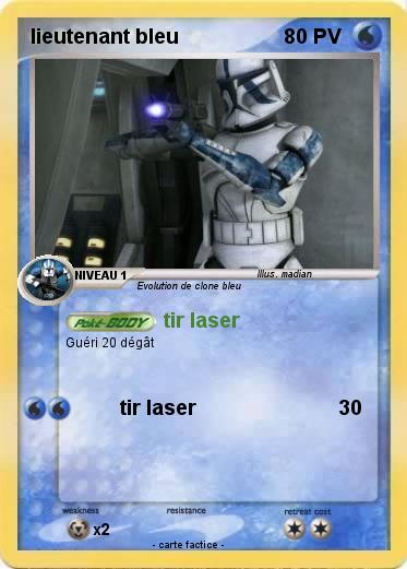 Pokemon lieutenant bleu