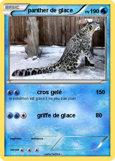 Pokemon panther de glace