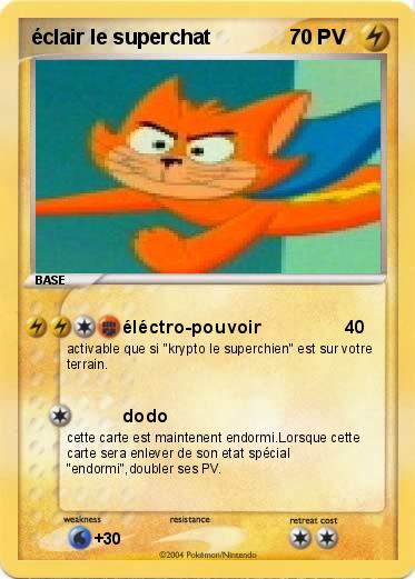 Pokemon éclair le superchat