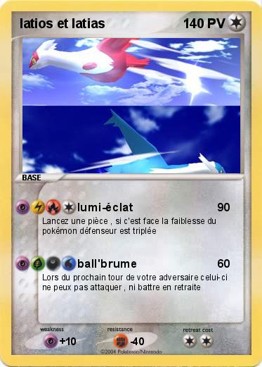 Pokemon latios et latias