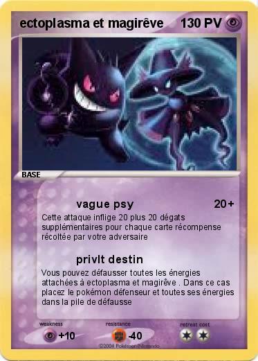Pokemon ectoplasma et magirêve