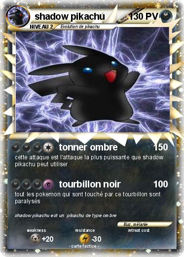 Pokemon shadow pikachu