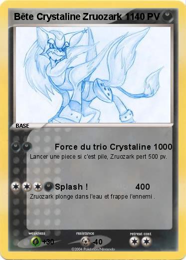 Pokemon Bête Crystaline Zruozark 1