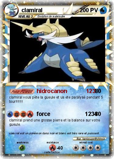 Pokemon clamiral