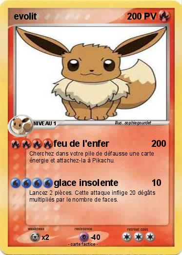 Pokemon evolit