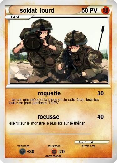 Pokemon soldat  lourd