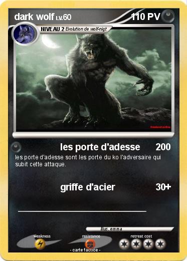 Pokemon dark wolf