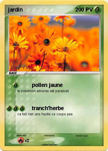 Pokemon jardin