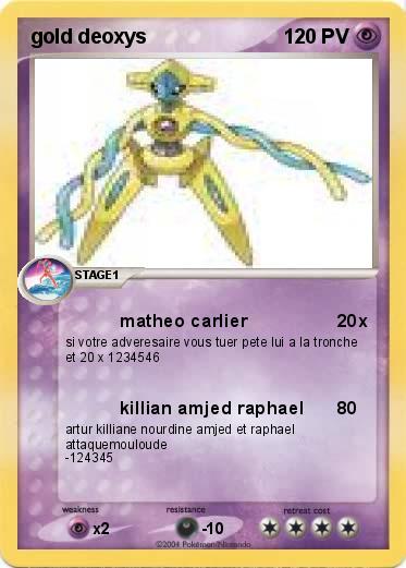 Pokemon gold deoxys