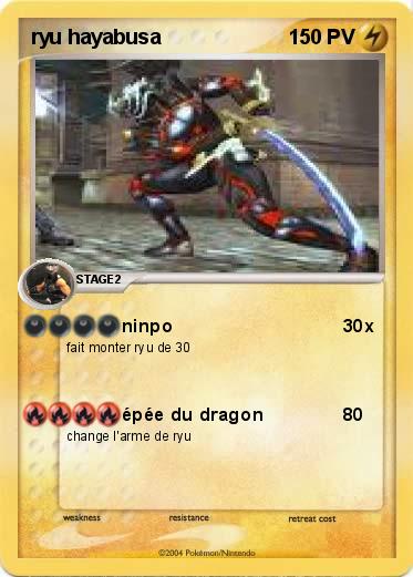 Pokemon ryu hayabusa