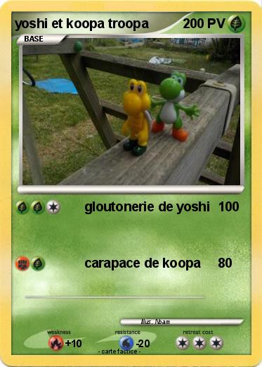 Pokemon yoshi et koopa troopa