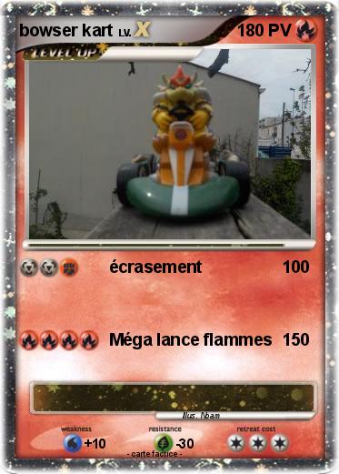 Pokemon bowser kart