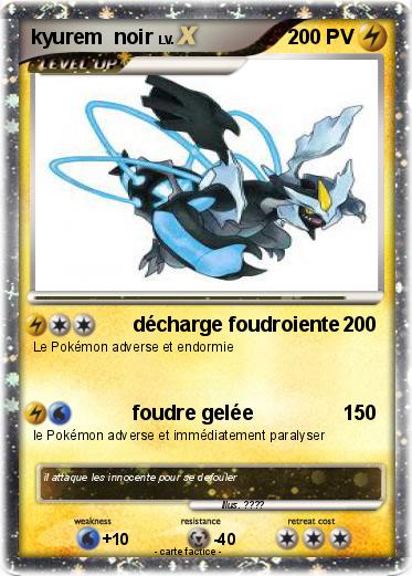 Pokemon kyurem  noir