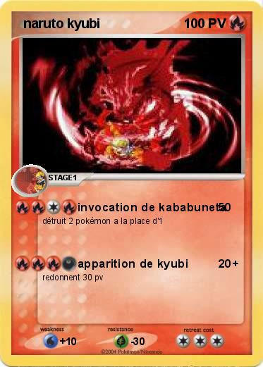 Pokemon  naruto kyubi