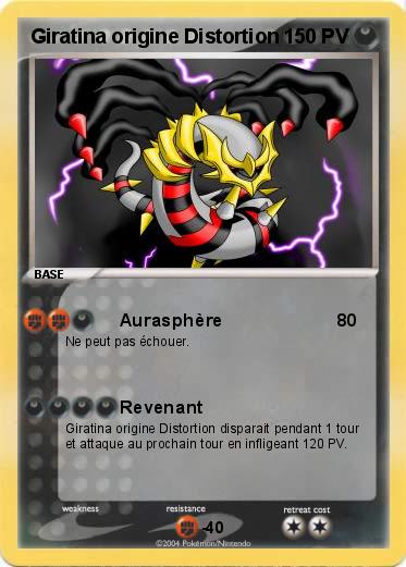 Pokemon Giratina origine Distortion