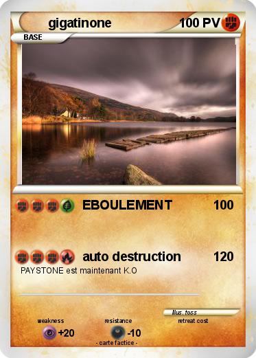 Pokemon gigatinone