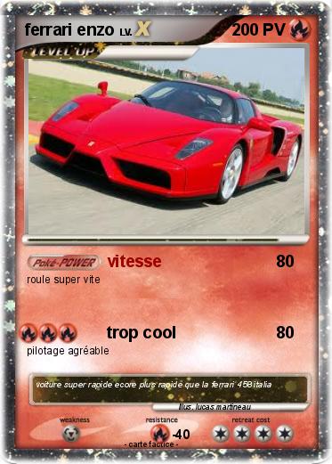 Pokemon ferrari enzo