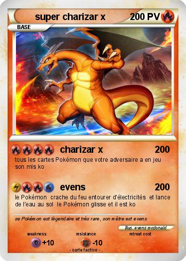 Pokemon super charizar x