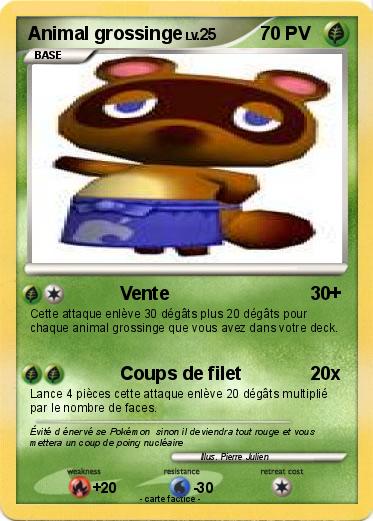 Pokemon Animal grossinge
