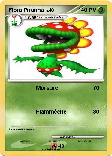 Pokemon Flora Piranha