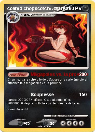 Pokemon coated chopscotch