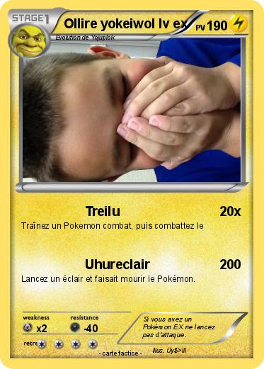 Pokemon Ollire yokeiwol lv ex