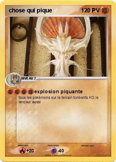 Pokemon chose qui pique