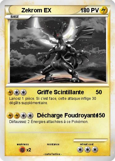 Pokemon Zekrom EX