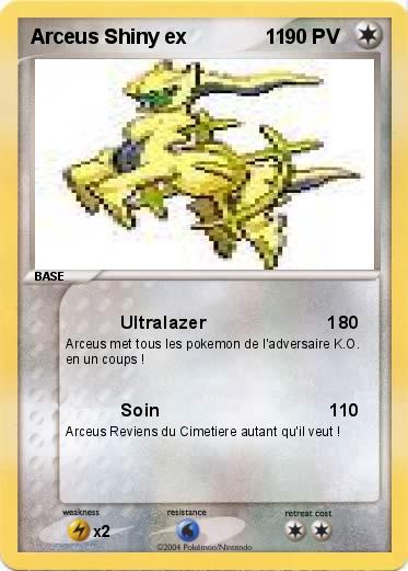Pokemon Arceus Shiny ex              11