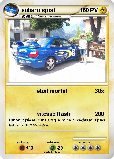 Pokemon subaru sport