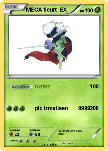 Pokemon MEGA fleurt  EX