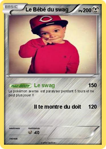 Pokemon Le Bébé du swag