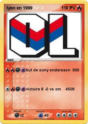 Pokemon lyon en 1999 