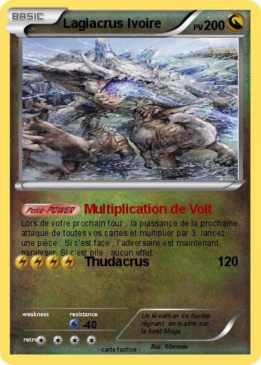 Pokemon Lagiacrus Ivoire