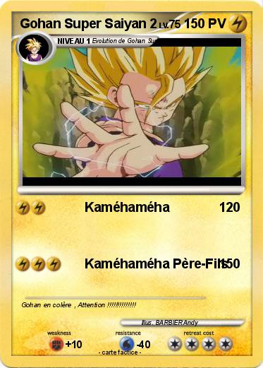 Pokemon Gohan Super Saiyan 2