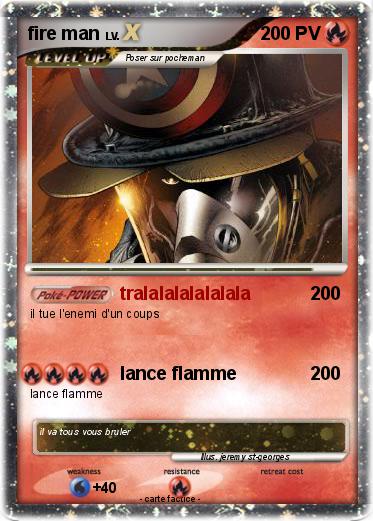 Pokemon fire man
