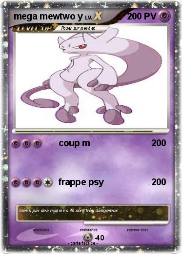 Pokemon mega mewtwo y