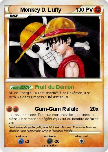 Pokemon Monkey D. Luffy