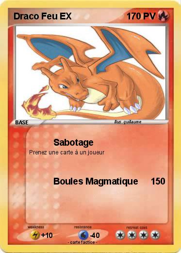 Pokemon Draco Feu EX