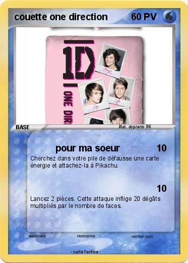Pokemon couette one direction