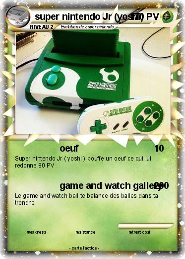 Pokemon super nintendo Jr (yoshi)