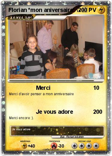 Pokemon Florian *mon aniversaire*