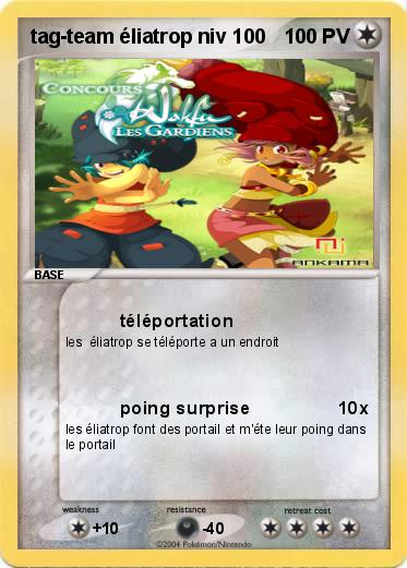 Pokemon tag-team éliatrop niv 100