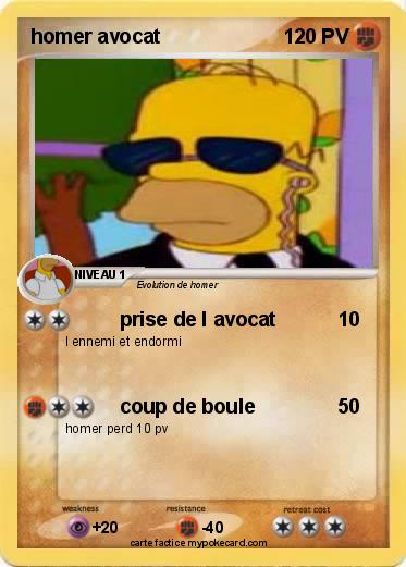 Pokemon homer avocat